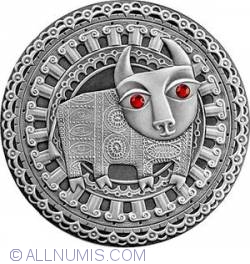 Image #1 of 20 Ruble 2009 - Signs of the Zodiac Series - Taurus