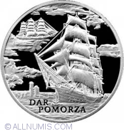 Image #2 of 1 Rubla 2009 - Sailing Ships - Dar Pomorza
