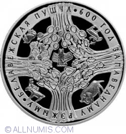 Image #2 of 20 Ruble 2009 - 600th Anniversary of Preservation of Białowieża Forest