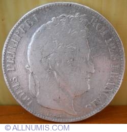 Image #2 of 5 Francs 1843 (B)