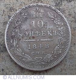 Image #2 of 10 Kopeks 1848