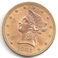 Image #1 of Eagle 10 Dollars 1901