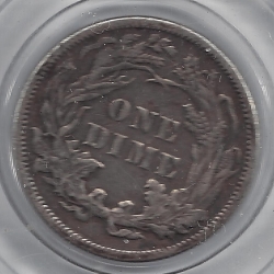 Image #2 of Seated Liberty Dime 1889