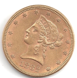 Image #1 of Eagle 10 Dollars 1882