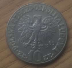 10 Zlotych 1965 - Mikolaj Kopernik