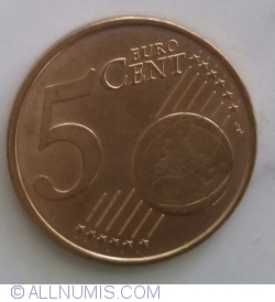 Image #2 of 5 Euro Cent 2015