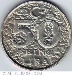 Image #1 of 50000 Lira 1998