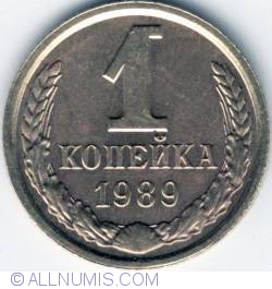 Image #1 of 1 Kopek 1989