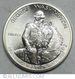 Image #1 of Half Dollar 1982 D - George Washington 250th Anniversary of Birth