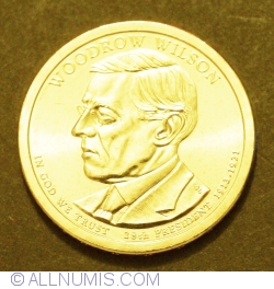 1 Dollar 2013 D - Woodrow Wilson