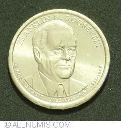 1 Dollar 2014 D - Franklin D. Roosevelt