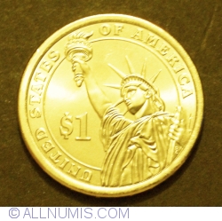 Image #2 of 1 Dollar 2014 D - Warren G. Harding