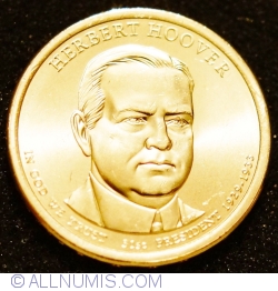 Image #1 of 1 Dollar 2014 P - Herbert Hoover