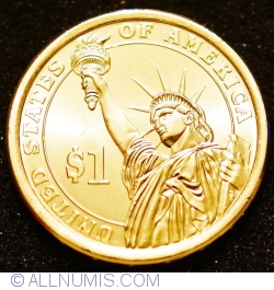 Image #2 of 1 Dollar 2014 P - Herbert Hoover