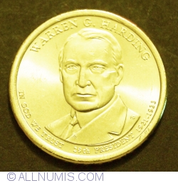 Image #1 of 1 Dollar 2014 P  Warren G. Harding