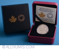 3 Dollars 2015 - 400th Anniversary of Samuel de Champlain in Huronia