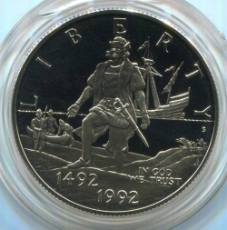 Image #1 of Half Dollar 1992 S - Columbus Quincentenary