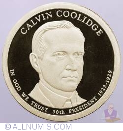 Image #1 of 1 Dollar 2014 S - Calvin Coolidge