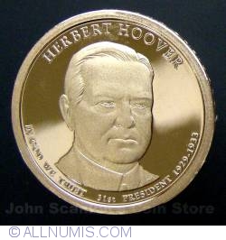 Image #1 of 1 Dollar 2014 S - Herbert Hoover