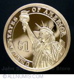Image #2 of 1 Dollar 2014 S - Herbert Hoover