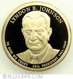 1 Dollar 2015 S - Lyndon B. Johnson