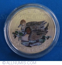 Image #2 of 25 Cents 2014 - The Pintail (Le canard pilet)