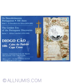 100 Escudos 1987 Diogo Cao Silver