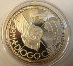 Image #2 of 100 Escudos 1987 Diogo Cao Silver