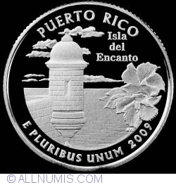Image #2 of Quarter Dollar 2009 S - Puerto Rico Silver Proof