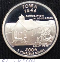 Image #2 of State Quarter 2004 S - Iowa  Silver Proof