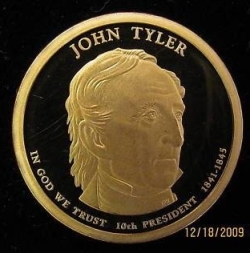 1 Dollar 2009 S - John Tyler   Proof