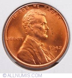 Image #1 of Lincoln Cent 1942 D