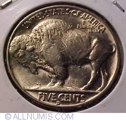 Image #2 of Buffalo Nickel 1938 D