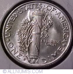 Image #2 of Dime 1941 S