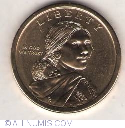 Image #1 of Sacagawea Dollar 2013 D - Treaty with the Delawares