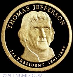 Image #1 of 1 Dollar 2007 S - Thomas Jefferson Proof