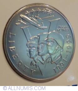 Image #1 of Half Dollar 1993 P - 50th Anniversary of WW2