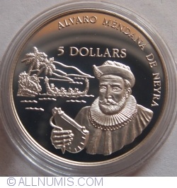 Image #2 of 5 Dollars 1994 - Alvaro Mendana de Neyra