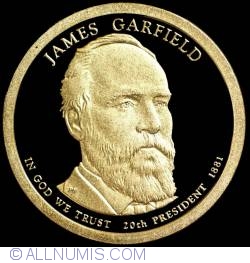 1 Dollar 2011 S - James Garfield  Proof