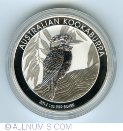 Image #2 of 1 Dollar 2014 - Kookaburra