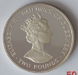 Image #1 of 2 Pounds 1993 - 40th Anniversary of Coronation Elizabeth II