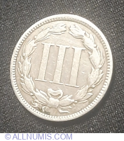 Image #2 of Three Cent Piece 1871