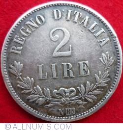 Image #1 of 2 Lire 1863 N