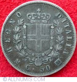50 Centesimi 1863 M