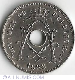 Image #2 of 5 Centimes 1928  (Belgique)