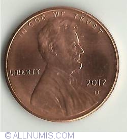 Image #1 of 1 Cent 2012 D