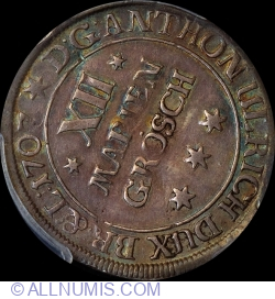 1/3rd Thaler 1707 (XII Mariengroschen)
