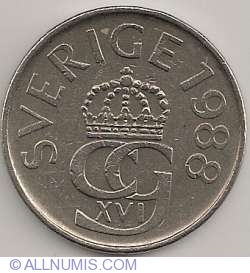 Image #2 of 5 Kronor 1988