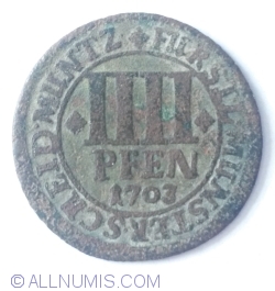 Image #1 of 4 Pfennig 1703