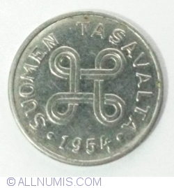 1 Markka 1954